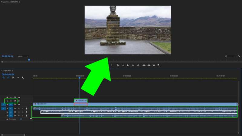 Come funziona una timeline in Adobe Premiere 2019