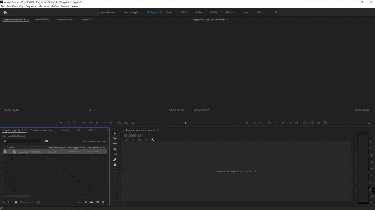 Come visualizzare le clip nel monitor di anteprima di Adobe Premiere 2019 Come visualizzare le clip nel monitor di anteprima di Adobe Premiere 2019