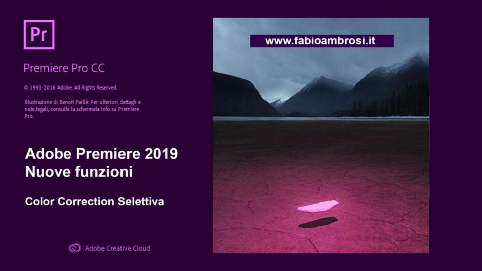 Novità in Adobe Premiere 2019: la color correction selettiva