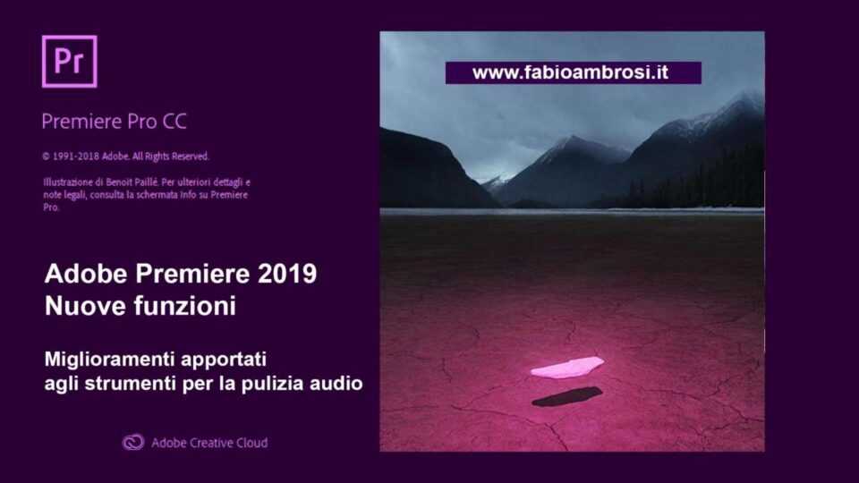 Adobe Premiere 2019: nuovi strumenti per pulire l'audio da rumori, disturbi e rimbombi