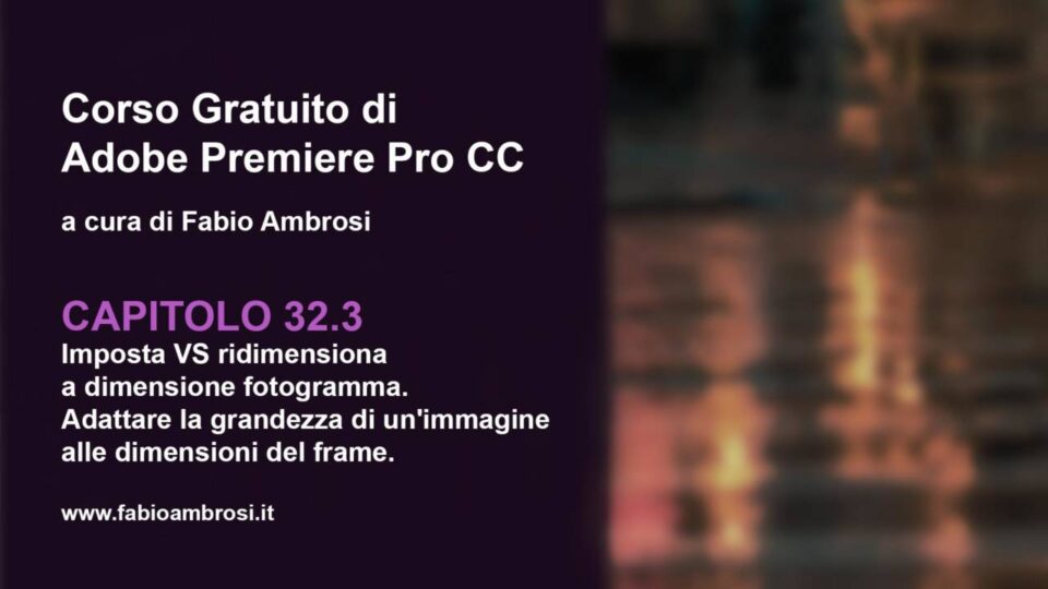 Imposta a dimensione fotogramma e ridimensiona a dimensione fotogramma: le differenze