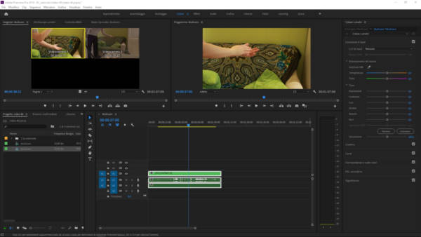 Come montare più video contemporaneamente in Adobe Premiere 2019 - Multi-videocamera