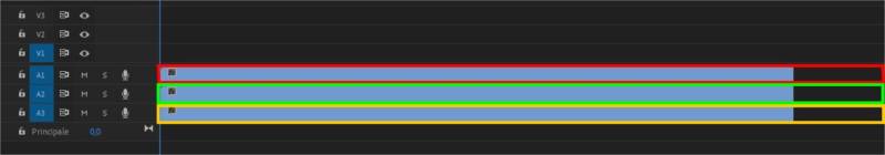 Tracce e canali audio: differenze. La traccia audio in Adobe Premiere Pro