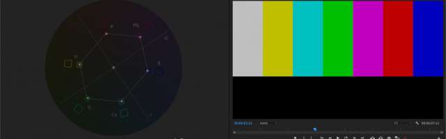 Il vettorscopio in Adobe Premiere Pro: cos'è e a cosa serve