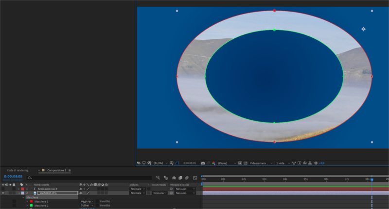 Come applicare una maschera in Adobe After Effects