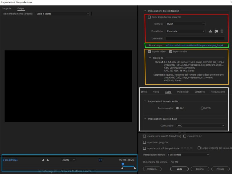 Come esportare i video con Adobe Premiere Pro
