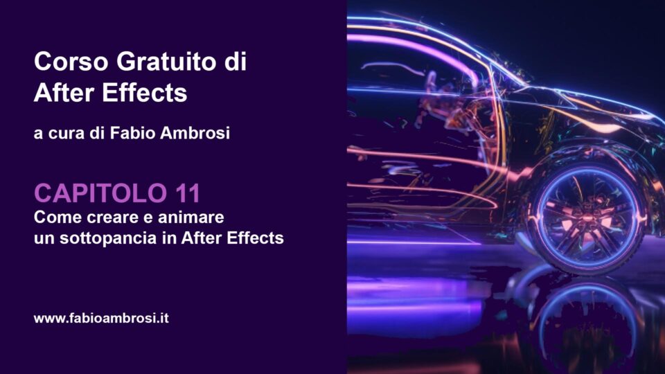 Come creare e animare un sottopancia in Adobe After Effects