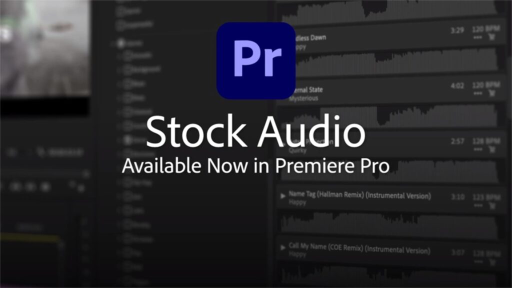 Le librerie audio Adobe Stock da oggi integrate in Premeire Pro 2020 release 14.3 (giugno 2020)