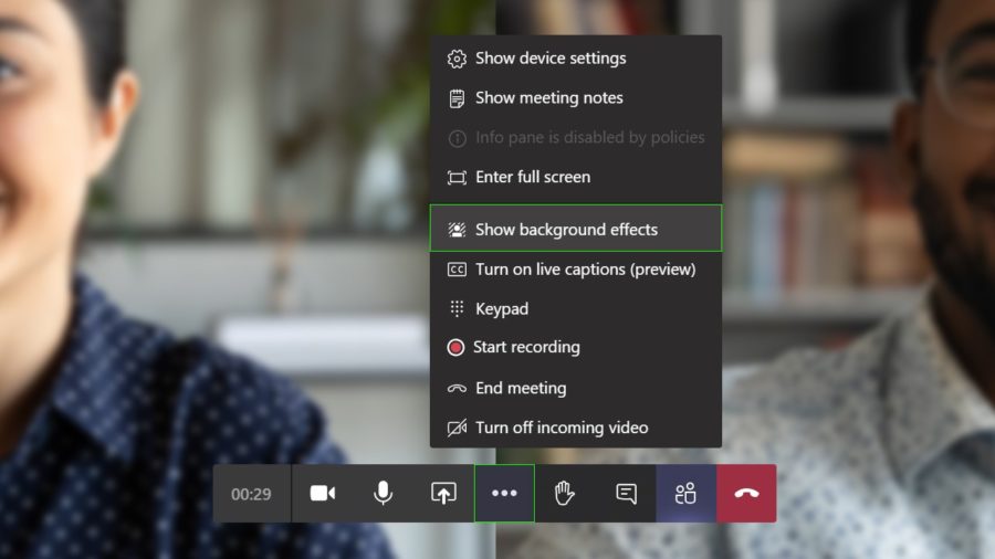 Microsoft Teams permetterà a tutti di caricare immagini per sfondi personalizzati durante le video chiamate