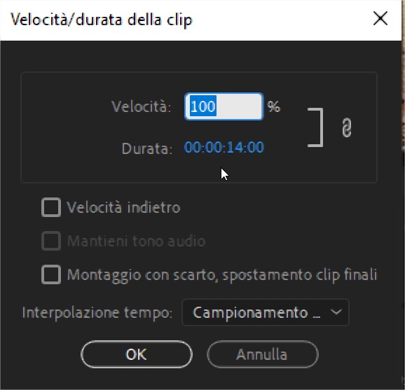 Come modificare la velocità e la durata di una clip video in Adobe Premiere Pro