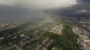 Microsoft Flight Simulator 2020: effetti speciali meteo - Arcobaleni