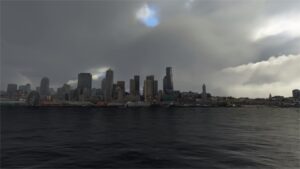 Microsoft Flight Simulator 2020: effetti speciali meteo - Riflessi su tempo nuvoloso