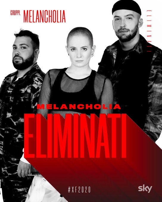 I Melancholia sono stati eliminati da X Factor 2020