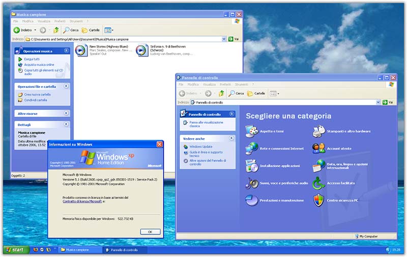 Breve storia di Microsoft Windows: il desktop di Windows XP