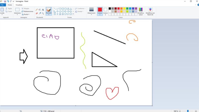 Programmi installati in Windows 10: Paint Programmi installati in Windows 10: Paint