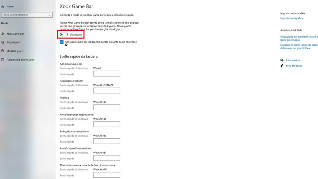 Come registrare lo schermo in Windows 10 mentre si gioca - STEP 3 - Attivare la Xbox Game Bar Come registrare lo schermo in Windows 10 mentre si gioca - STEP 3 - Attivare la Xbox Game Bar