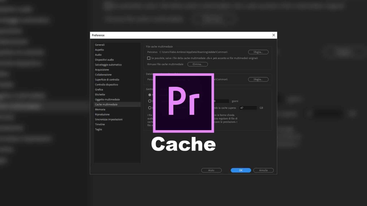 Come svuotare la cache dei file multimediali in Adobe Premiere Pro
