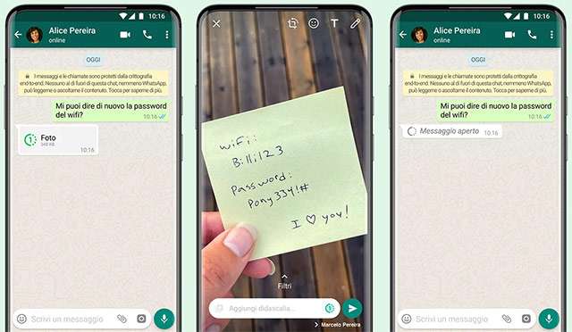 Foto e video visualizzabili una sola volta su whatsapp: come funziona e come usare la nuova funziona