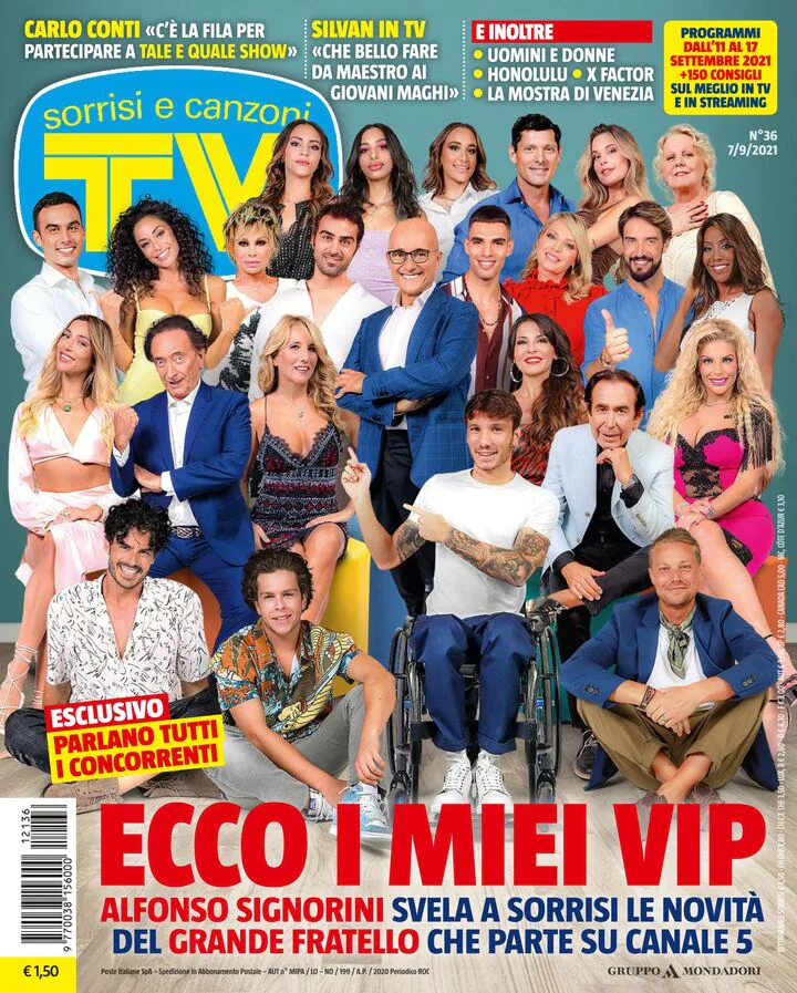 Grande Fratello VIP 6: chi sono i concorrenti? - Copertina TV Sorrisi e Canzoni