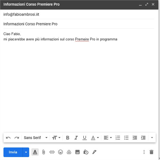 Come pianificare l'invio di una mail usando Gmail - STEP 1: Prepare l'email da inviare