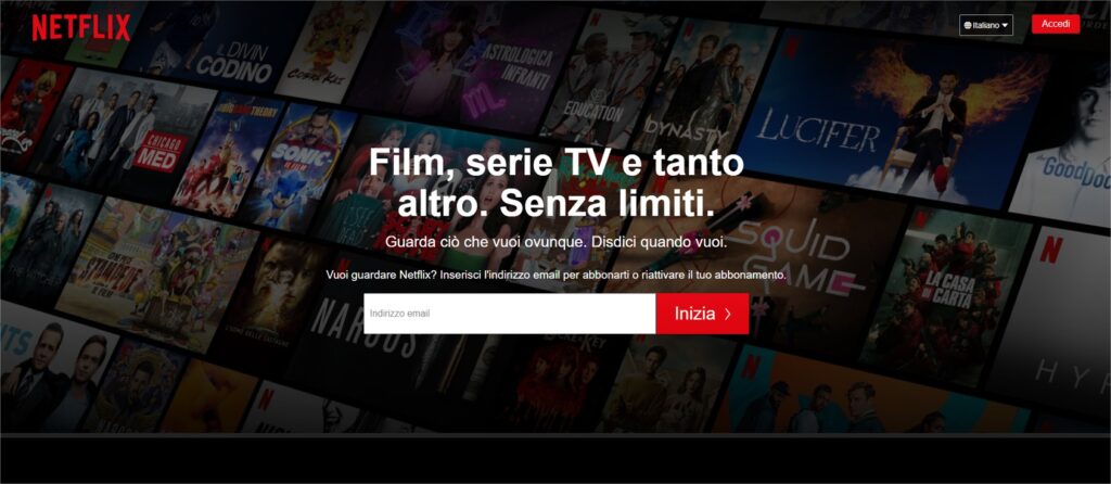 Codici segreti Netflix per accedere a categorie serie tv e film