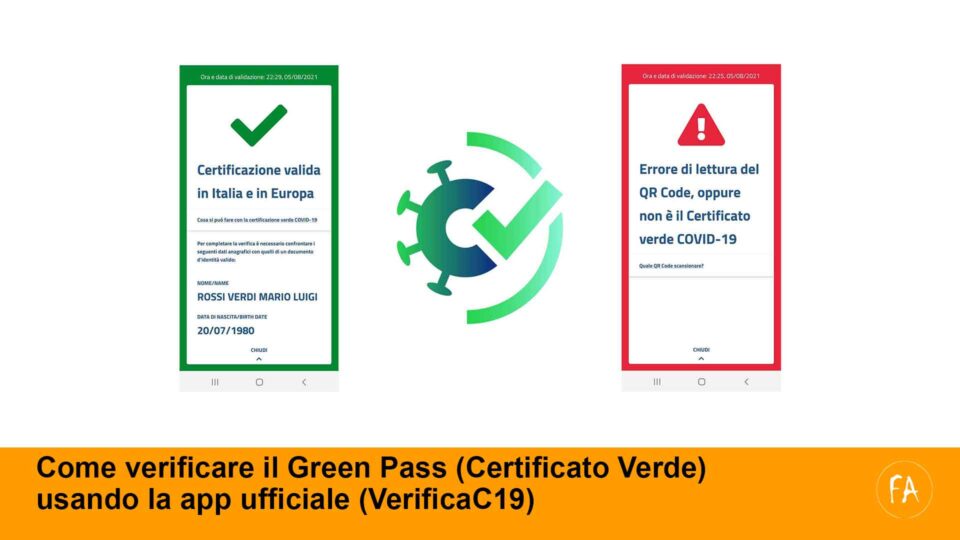 Guida: come verificare validità green pass con app VerificaC19