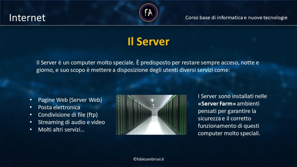 Cos'è un server? A cosa server un server?