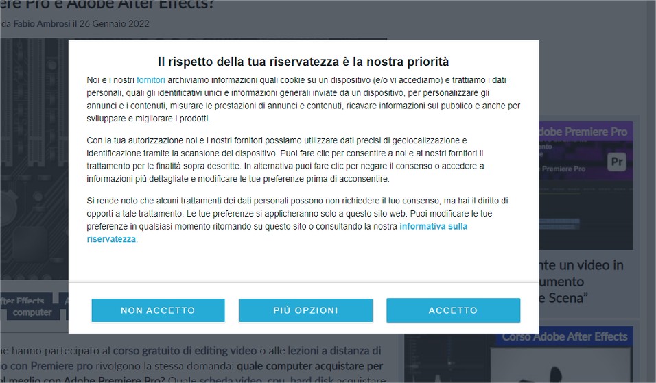 Privacy e dati personali: GDPR e raccolta del consenso