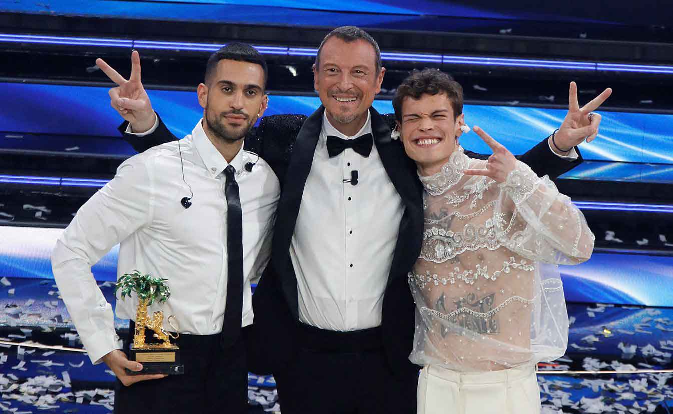 Mahmood e Blanco vincitori del Festival di Sanremo 2022