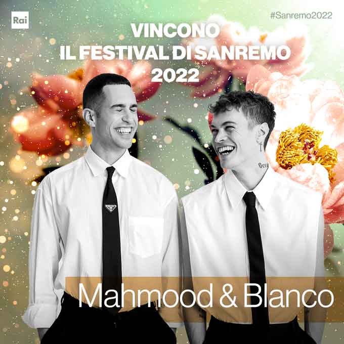Mahmood e Blanco vincono il Festival di Sanremo 2022
