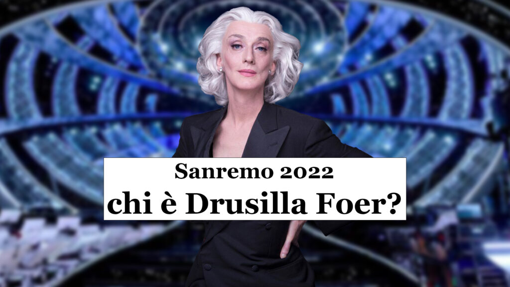Chi è Drusilla Foer co-conduttrice della terza serata del Festival di Sanremo 2022?