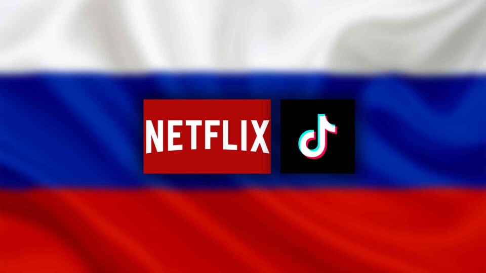 Anche Netflix e TikTok lasciano la Russia