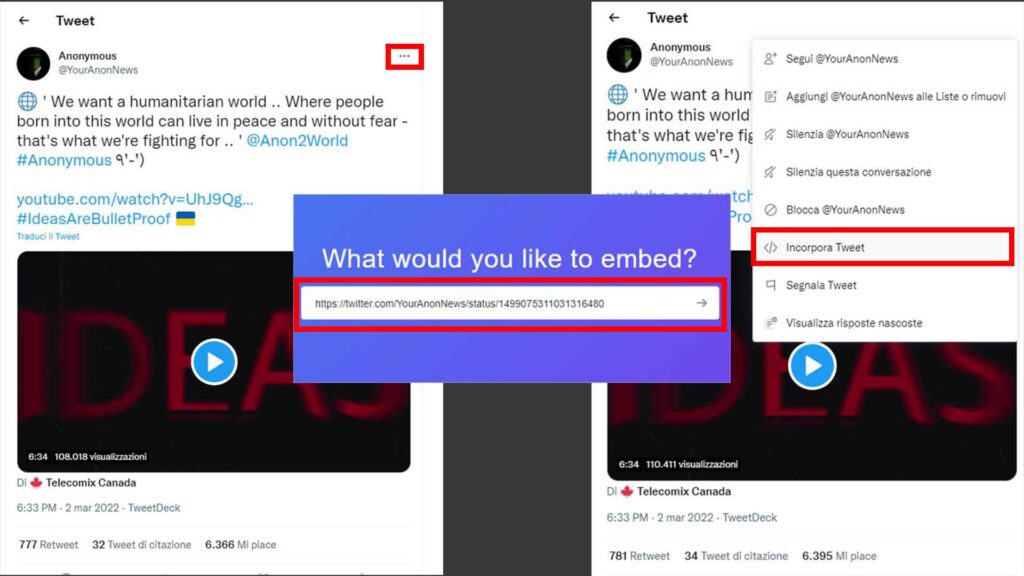 Come scaricare gratuitamente video da twitter- STEP 2 - Individua URL Come scaricare gratuitamente video da twitter- STEP 2 - Individua URL