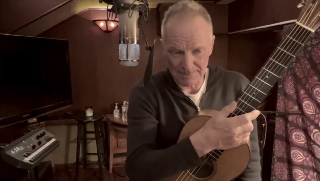 Sting torna a cantare "Russians" il video in un post su Instagram