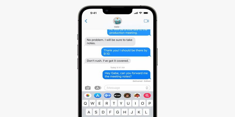 Le novità di iOs 16 riguardano anche iMessage: annulla l'invio dei messaggi o modificali dopo l'invio