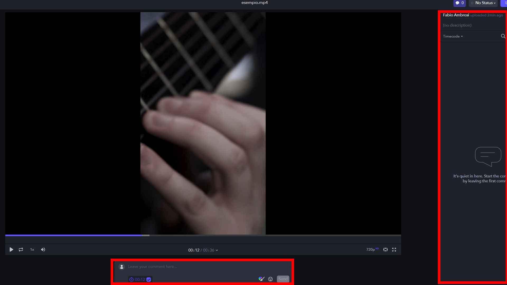 Attendi che i collaboratori o i clienti abbiano visionato e commentato il video