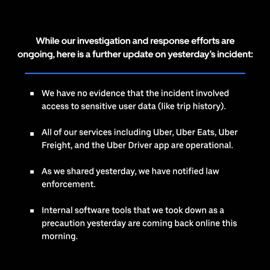 Attacco hacker ai danni di Uber: cosa è successo?