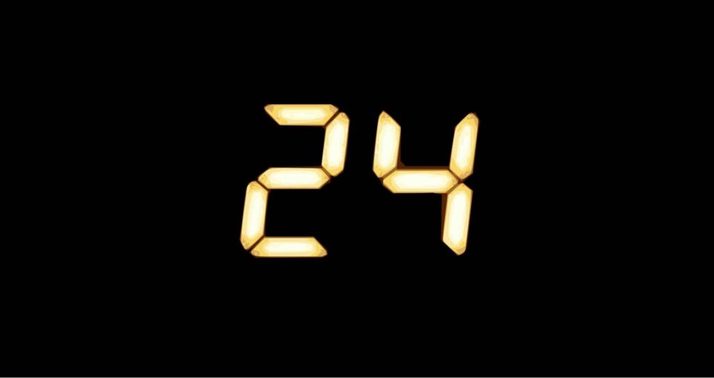 Logo della serie tv "24"