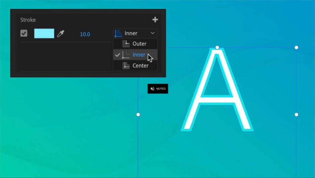 Novità Adobe Premiere Pro (23): aggiunta la possibilità di utilizzare tratti interni ed esterni agli elementi grafici