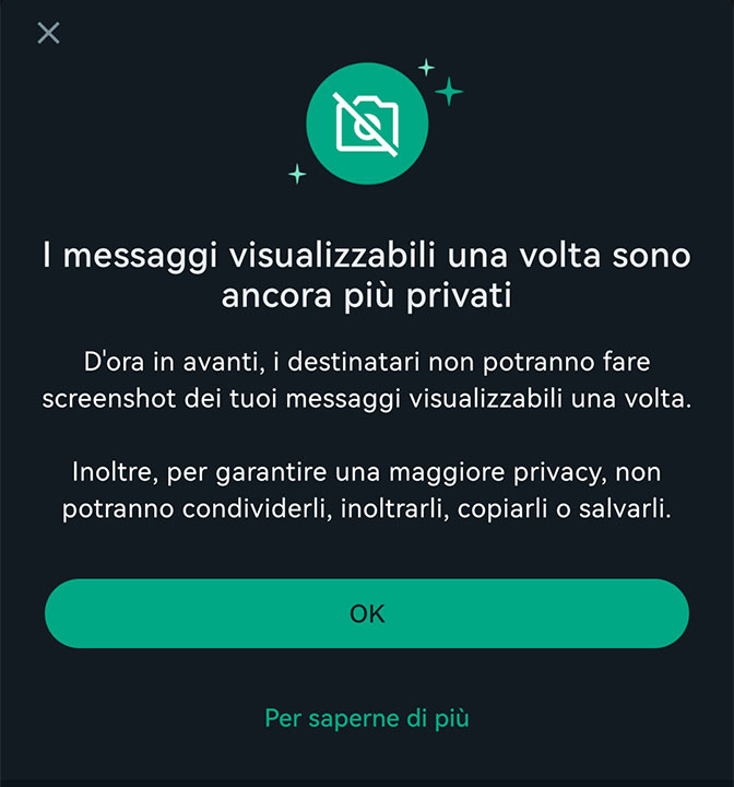 Come inviare immagini e fotografie che si autodistruggono con Whatsapp: guida pratica