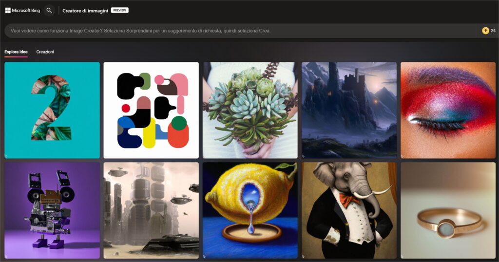 Nasce  Bing Image Creator. Creare immagini con l'intelligenza artificiale è facile grazie a Microsoft e OpenAI