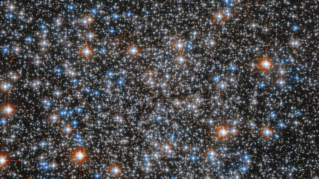 Il telescopio spaziale hubble cattura un'immagine mozzafiato dell'ammasso messier 55
