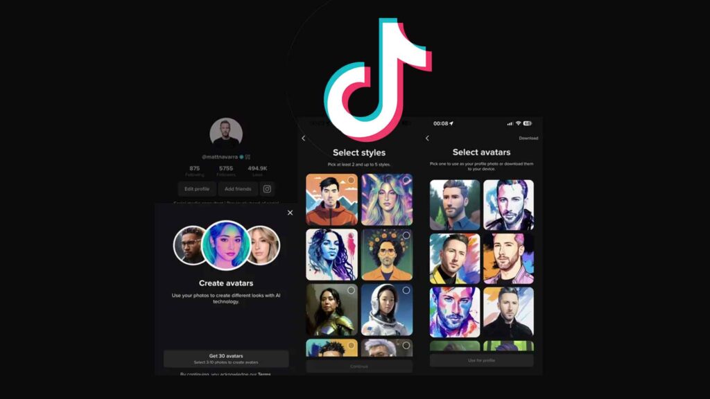 Tiktok permetterà di creare Avatar personalizzati generati con l'intelligenza artificiale