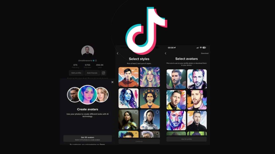 Tiktok permetterà di creare Avatar personalizzati generati con l'intelligenza artificiale