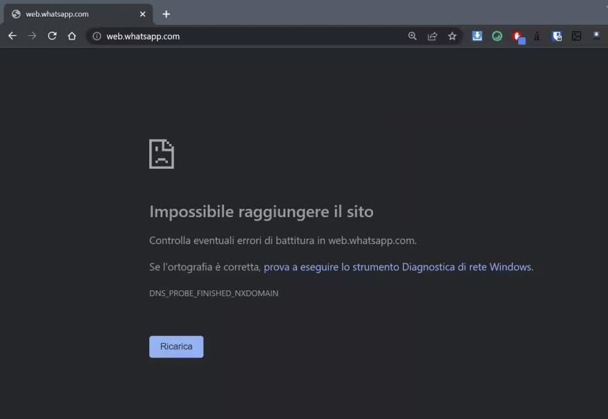 Whatsapp Down: whatsapp non funziona oggi lunedì 5 giugno 2023