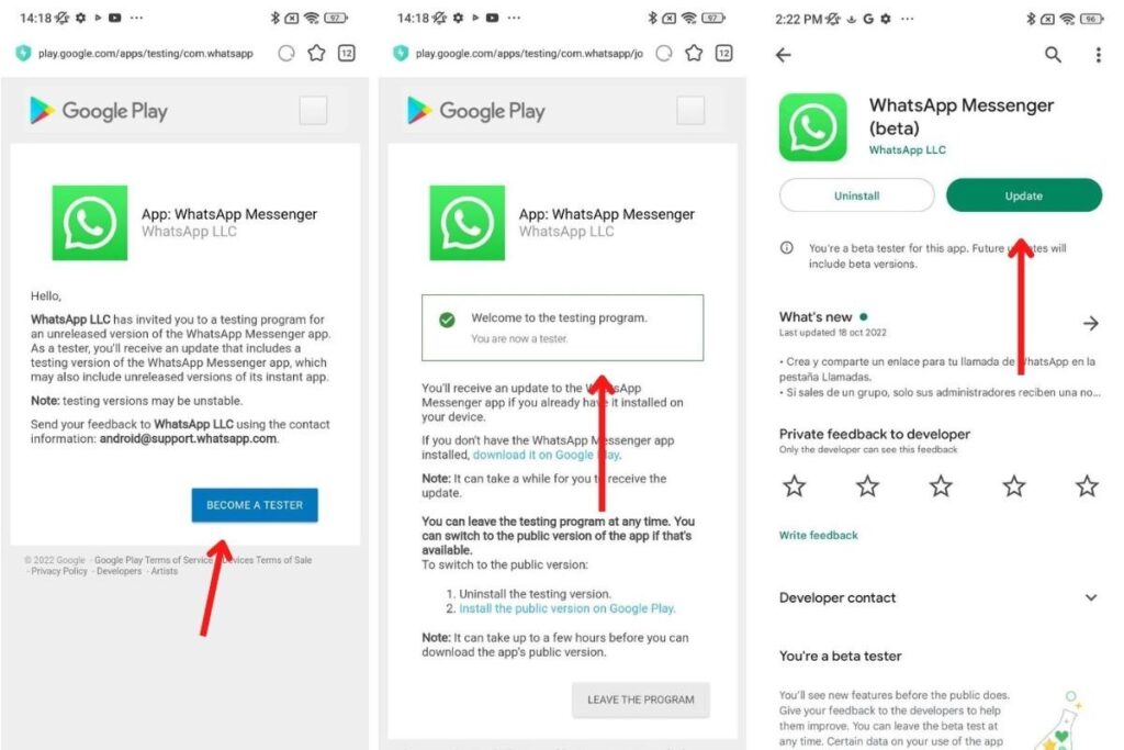 Scaricare e installare la versione Beta di Whatsapp