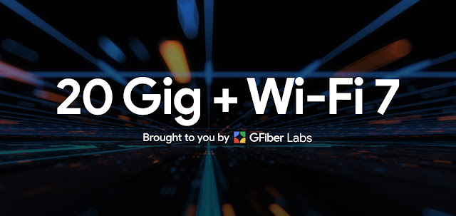 La fibra ottica di Google fino a 20 gb/s e con il Wifi 7