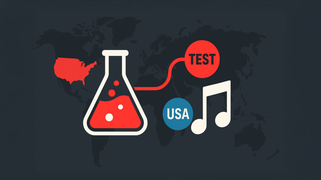 Test dei conduttori AI YouTube Music negli USA