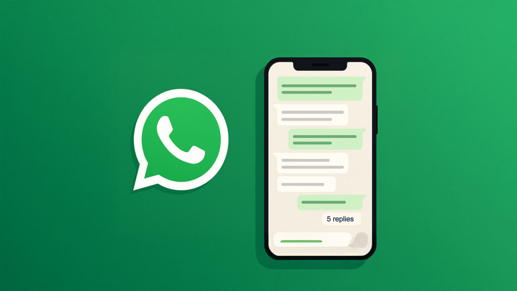 Come funzionano i WhatsApp thread per messaggi