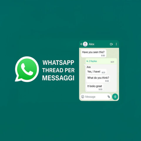 WhatsApp thread per messaggi: la funzione che organizza le risposte